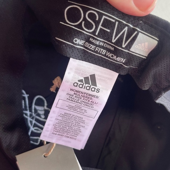 Adidas golf nwt coat of arms black white soft cap hat - Picture 3 of 6